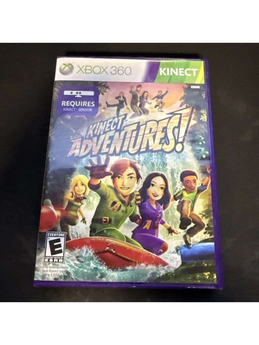 Kinect Adventures Xbox 360 Video Game COMPLETE TESTED & WORKING!